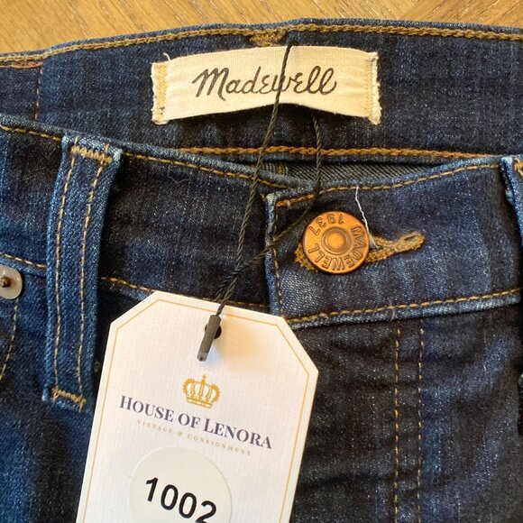 Madewell 10" High-Rise Skinny Jeans Hayes Wash, Size 27 - Picture 5 of 13